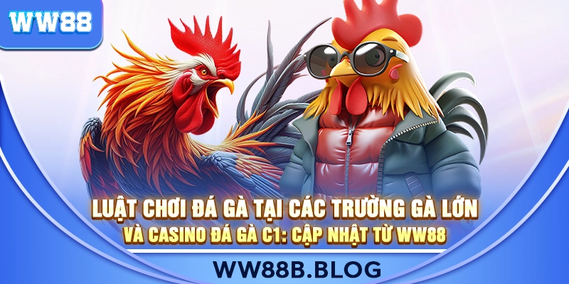  Luật Chơi Đá Gà Tại Các Trường Gà Lớn Và Casino Đá Gà C1: Cập Nhật Từ WW8